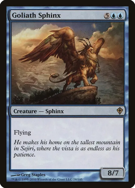 Goliath Sphinx, Magic card WWK 28 — Worldwake set