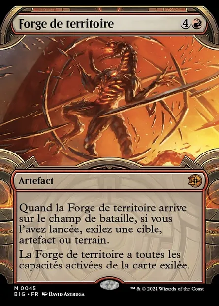 Forge de territoire, carte Magic BIG 45 — extension The Big Score