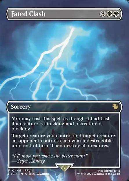 Fated Clash, Magic card FIC 449 — Final Fantasy Commander set
