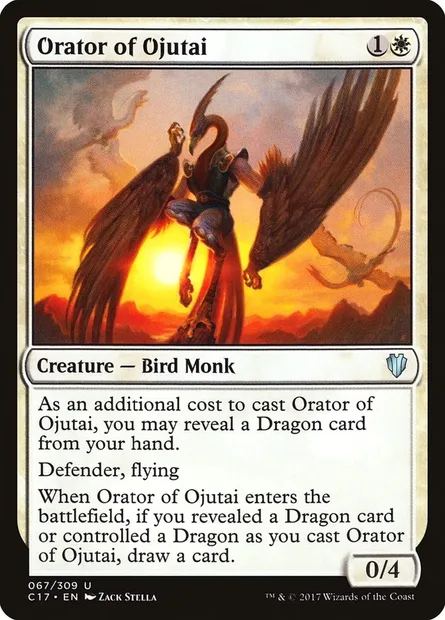 Orator of Ojutai, Magic card C17 67 — Commander 2017 set