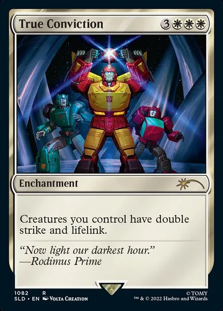 True Conviction, Magic card SLD 1082 — Secret Lair Drop set
