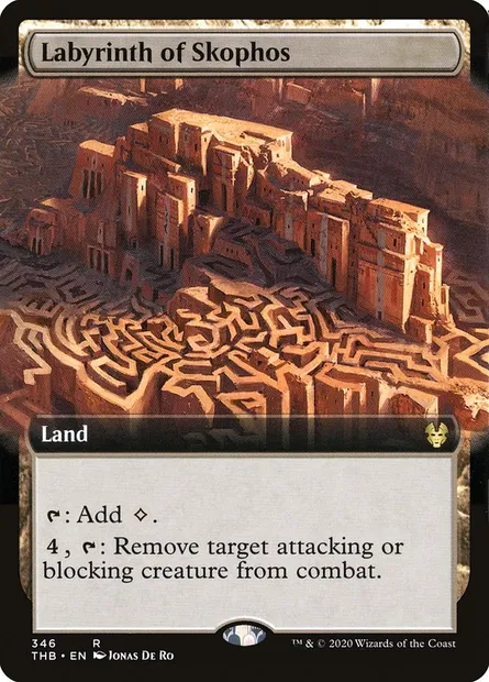 Labyrinth of Skophos, Magic card THB 346 — Theros Beyond Death set