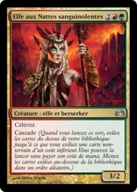 Elfe aux Nattes sanguinolentes, carte Magic PC2 84 — extension Planechase 2012