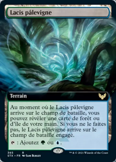 Lacis pâlevigne, carte Magic STX 365 — extension Strixhaven: l'Académie des Mages