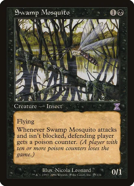 Swamp Mosquito, Magic card TSB 49 — Time Spiral Timeshifted set