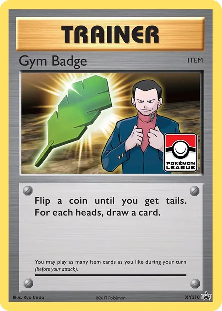 Gym Badge, Pokémon card XY 210 — XY Black Star Promos set