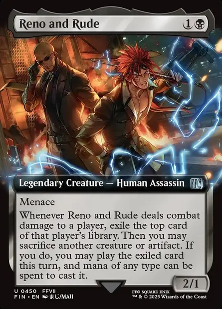 Reno and Rude, Magic card FIN 450 — Final Fantasy set