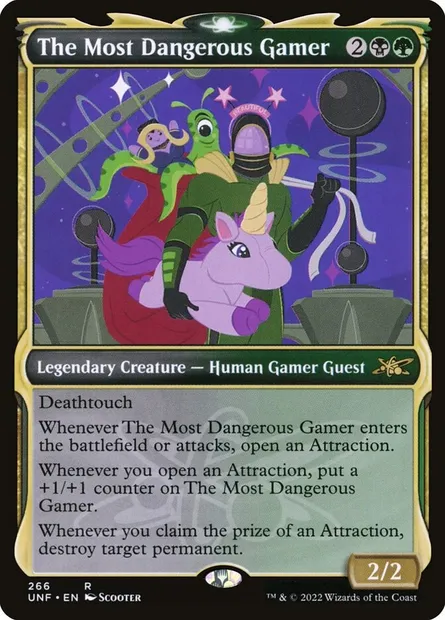 The Most Dangerous Gamer, Magic card UNF 266 — Unfinity set