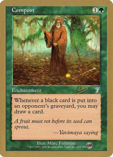 Compost, Magic card WC02 rl235sb — World Championship Decks 2002 set