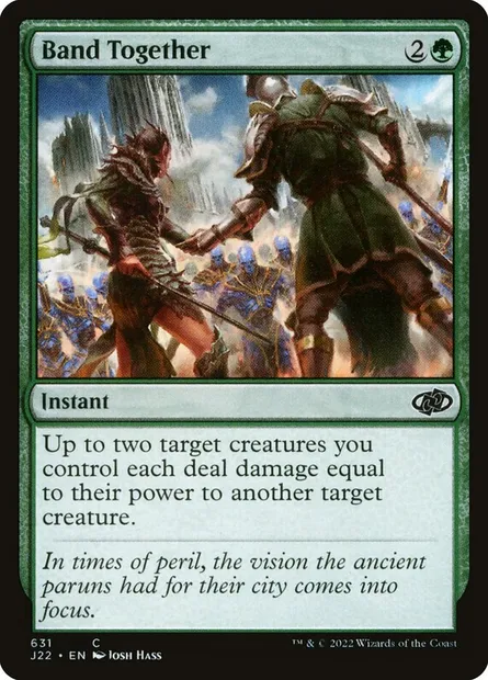 Band Together, Magic card J22 631 — Jumpstart 2022 set