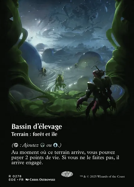 Bassin d'élevage, carte Magic EOE 278 — extension Edge of Eternities