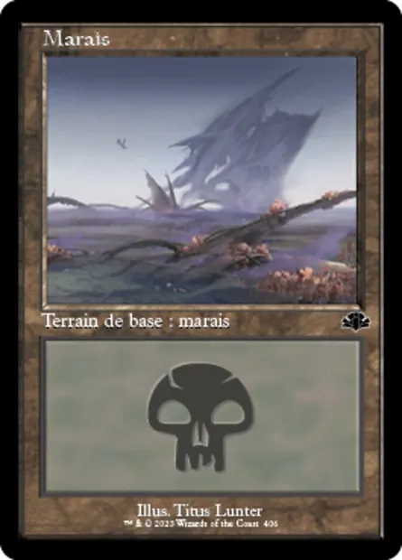 Marais, carte Magic DMR 406 — extension Dominaria Remastered