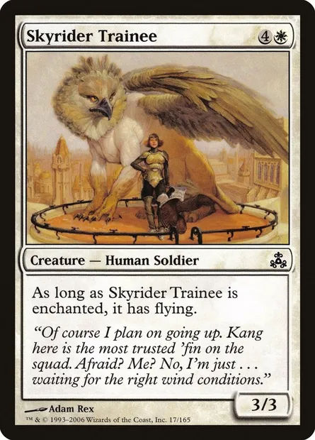 Skyrider Trainee, Magic card GPT 17 — Guildpact set