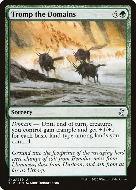 Tromp the Domains, Magic card TSR 242 — Time Spiral Remastered set