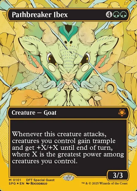 Pathbreaker Ibex, Magic card SPG 101 — Special Guests set