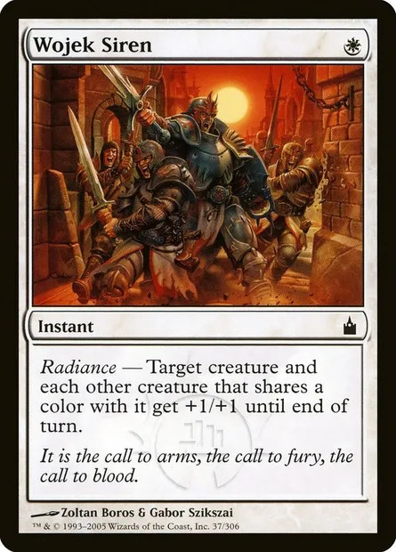 Wojek Siren, Magic card RAV 37 — Ravnica: City of Guilds set