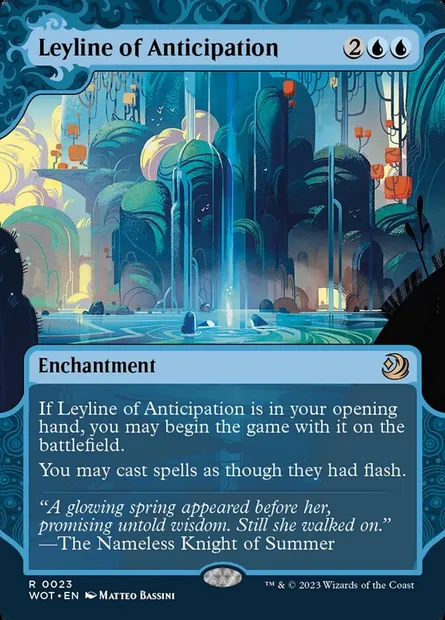 Leyline of Anticipation, Magic card WOT 23 — Wilds of Eldraine: Enchanting Tales set