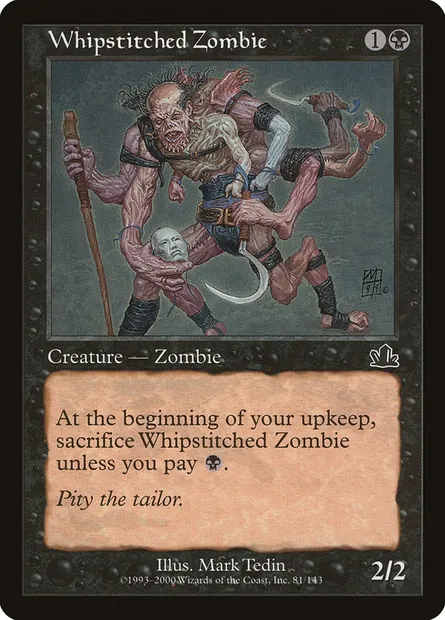 Zombie suturé, carte Magic PCY 81 — extension Prophétie
