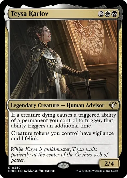 Teysa Karlov, Magic card CMM 359 — Commander Masters set