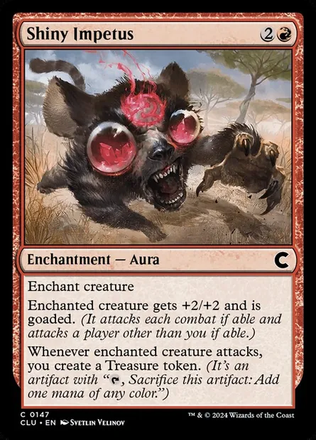 Shiny Impetus, Magic card CLU 147 — Ravnica: Clue Edition set