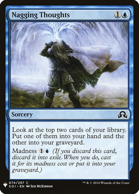 Pensées tenaces, carte Magic PLST SOI-74 — extension The List