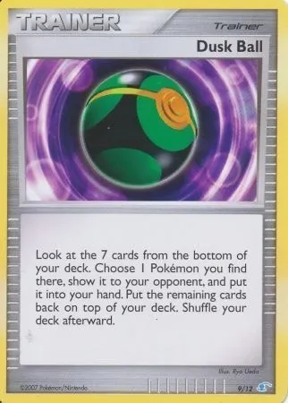 Dusk Ball, Pokémon card TK3M 009 — DP Trainer Kit (Manaphy) set