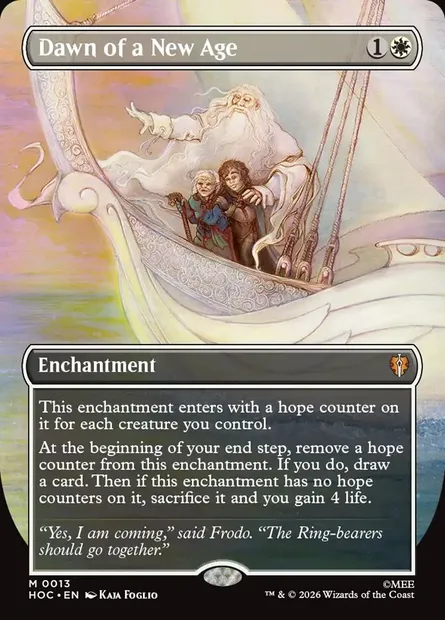 Dawn of a New Age, Magic card HOC 13 — The Hobbit Eternal set