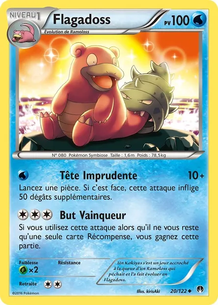 Flagadoss, carte Pokémon BKP 20 — extension Rupture Turbo