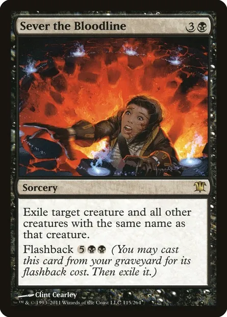 Sever the Bloodline, Magic card ISD 115 — Innistrad set