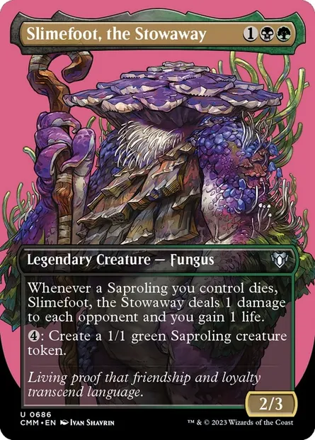 Slimefoot, the Stowaway, Magic card CMM 686 — Commander Masters set