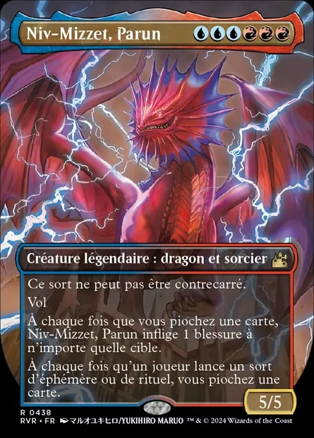 Niv-Mizzet, Parun, carte Magic RVR 438 — extension Ravnica Remastered