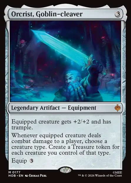 Orcrist, Goblin-cleaver, Magic card HOB 177 — The Hobbit set
