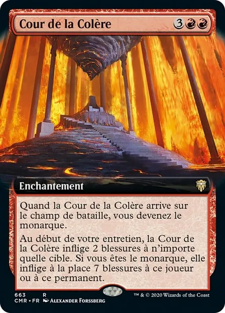 Cour de la Colère, carte Magic CMR 663 — extension Commander Legends