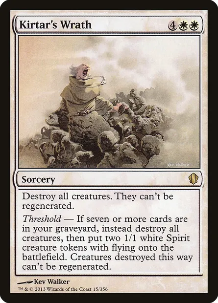 Kirtar's Wrath, Magic card C13 15 — Commander 2013 set