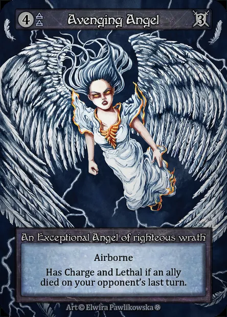 Avenging Angel, Sorcery card GOT 029 — Gothic set