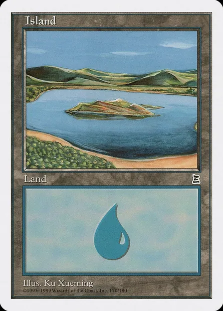 Île, carte Magic PTK 170 — extension Portal Three Kingdoms