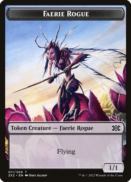 Faerie Rogue, carte Magic T2X2 11 — extension Double Masters 2022 Tokens