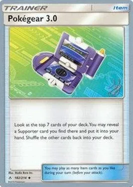Pokegear 3.0, carte Pokémon WCD19 182 — extension World Championship Decks 2019