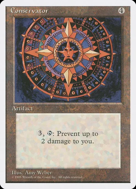 Conservator, Magic card 4ED 309 — Fourth Edition set