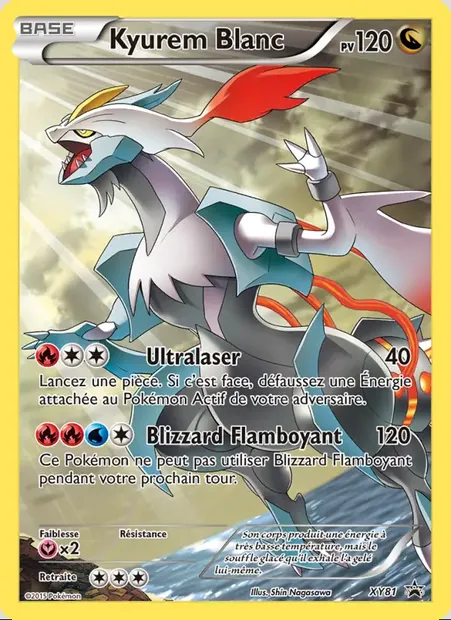 Kyurem Blanc, carte Pokémon XY 81 — extension Promo XY