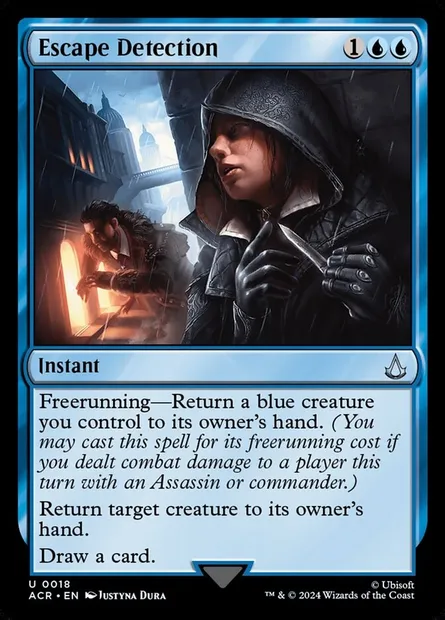 Escape Detection, Magic card ACR 18 — Assassin's Creed set