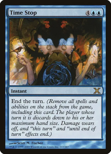 Time Stop, Magic card 10E 117 — Tenth Edition set