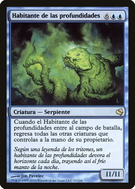 Habitant des profondeurs, carte Magic PS11 32 — extension Salvat 2011