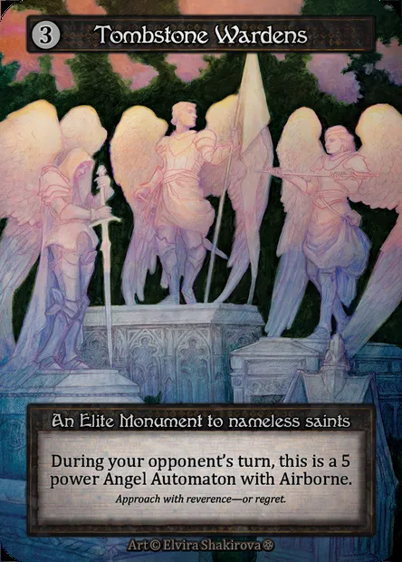 Tombstone Wardens, carte Sorcery GOT 351 — extension Gothic