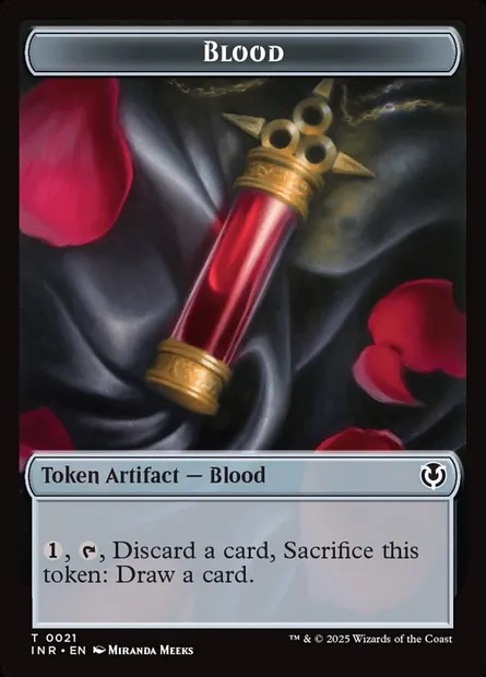 Blood, Magic card TINR 21 — Innistrad Remastered Tokens set