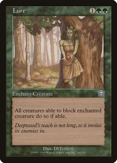 Lure, Magic card MMQ 258 — Mercadian Masques set