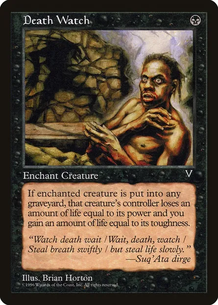 Death Watch, Magic card VIS 57 — Visions set