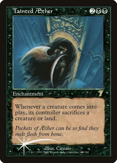 Tainted Aether, Magic card 7ED 167★ — Seventh Edition set