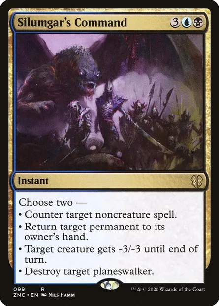 Silumgar's Command, Magic card ZNC 99 — Zendikar Rising Commander set