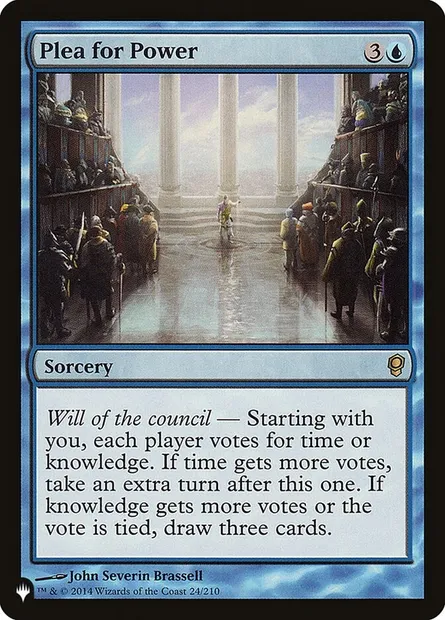 Plea for Power, Magic card PLST CNS-24 — The List set